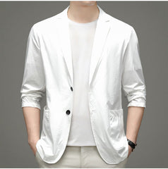 🧊🥼【M-5XL】Chaqueta de negocios de verano súper delgada para hombre