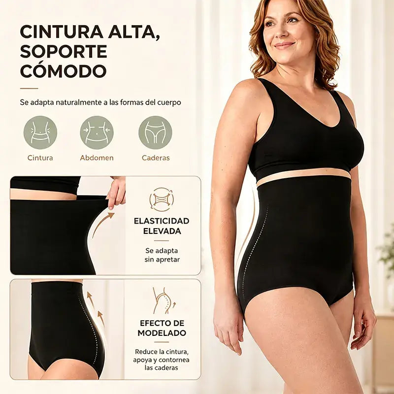 👙【Juego de 2 piezas】✨ Bragas Moldeadoras de Cintura Alta con Efecto Levanta Glúteos – Sin Costuras, Transpirables y con Sujeción para una Silueta Perfecta 🍑