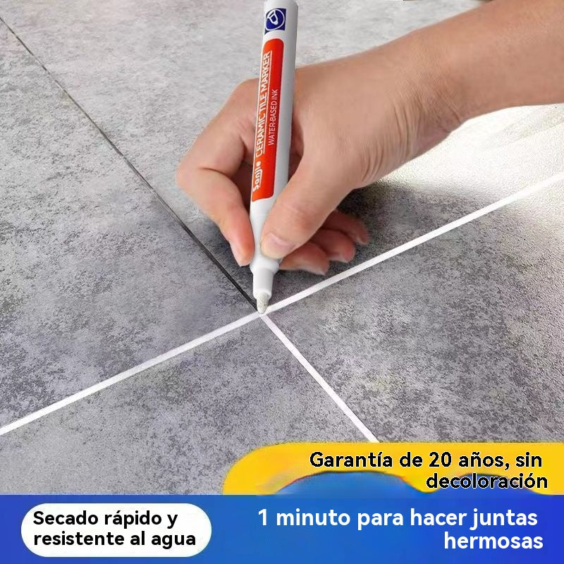 ✨【Compra 1 y lleva 1 GRATIS】Rotulador Reparador de Juntas para Azulejos – Elimina moho, cubre grietas y renueva tu suelo al instante 🏠 🎁 (Regalo del mismo color, solo necesitas elegir el color una vez)