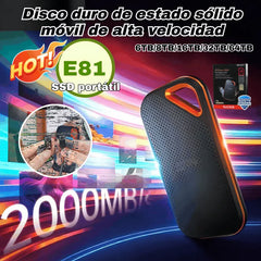 🔥【Último día con 50 % de descuento】🔥【64TB】Disco duro de estado sólido móvil de alta velocidad
