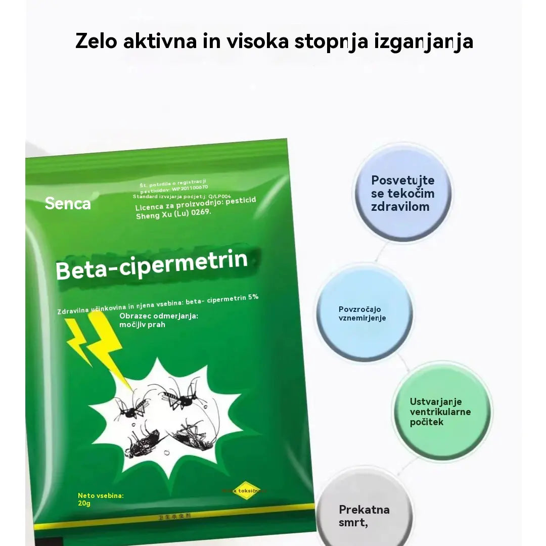 🦟【10 vrečk】❤️Posebej zasnovano za uničevanje komarjev in muh na kmetijah, eno pakiranje ubije bolhe/kobilice/ščurke/muhe/komarje!