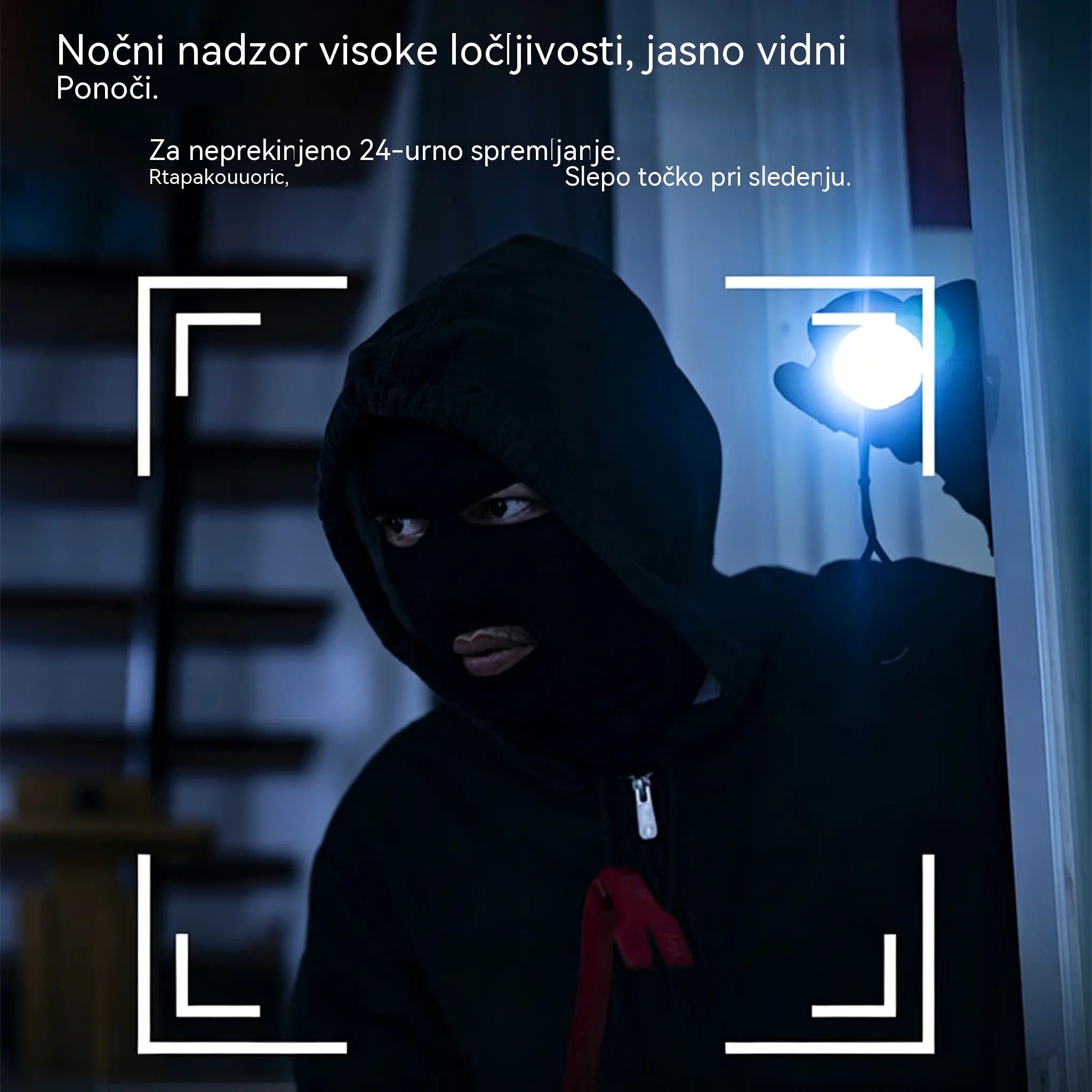 Daljinski brezžični WiFi pametni dom za spremljanje infrardečega nočnega vida dvosmerna domofonska kamera visoke ločljivosti