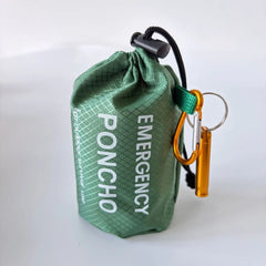 Impermeable de primeros auxilios para exteriores, para acampar, protección contra la hipotermia en la naturaleza, impermeable de emergencia para supervivencia, ropa de abrigo.