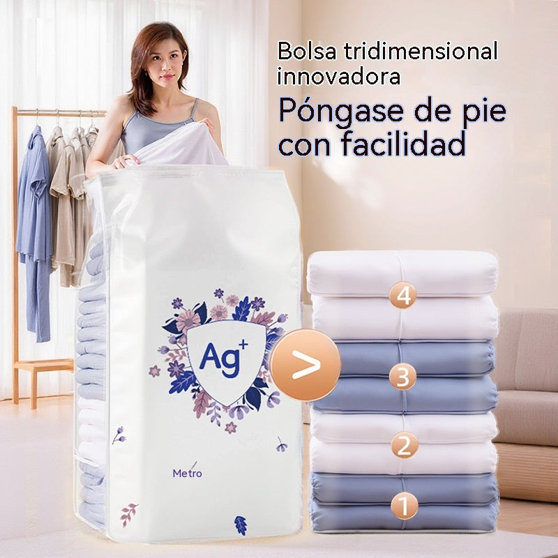🧳 5 artículos por 29 euros 💨 Bolsa de almacenamiento al vacío grande y compresible: no requiere bomba, es a prueba de fugas e ideal para ahorrar espacio en maletas y en casa ✈️