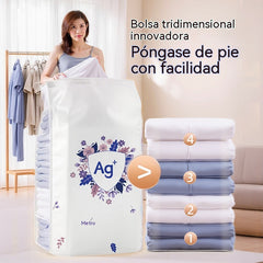 🧳 5 artículos por 29 euros 💨 Bolsa de almacenamiento al vacío grande y compresible: no requiere bomba, es a prueba de fugas e ideal para ahorrar espacio en maletas y en casa ✈️