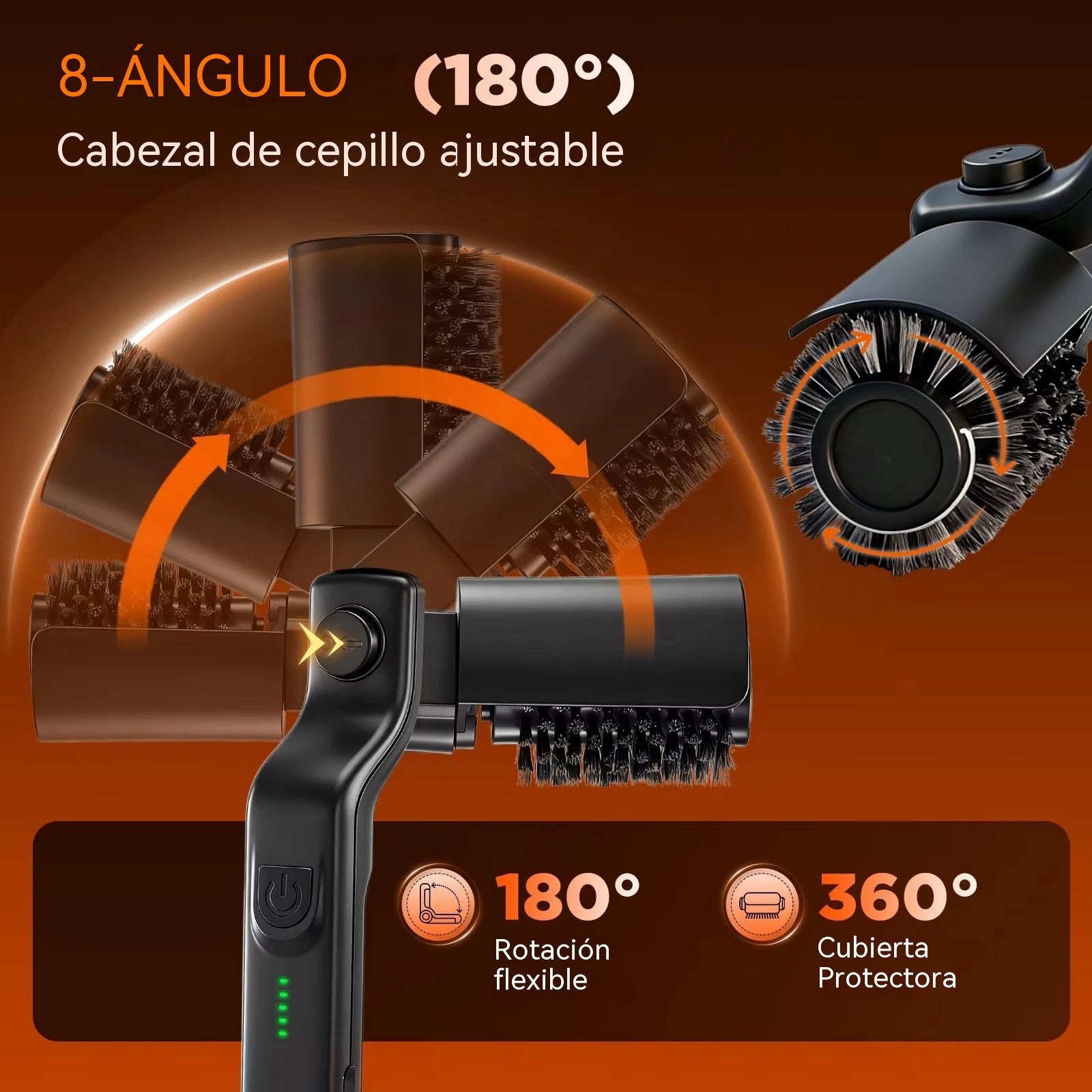 ✨Nuevo cepillo eléctrico inalámbrico para barbacoas, ideal para limpiar manchas de aceite difíciles en parrillas.