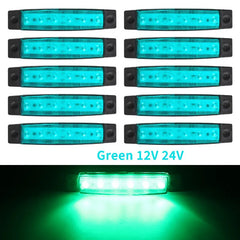 🚗💡10 luces LED de posición lateral para camiones