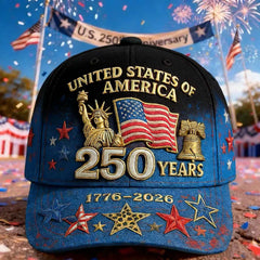 🔥【Compra 1 y llévate 1 gratis】🗽Gorra conmemorativa del aniversario de EE. UU./Gorra de béisbol