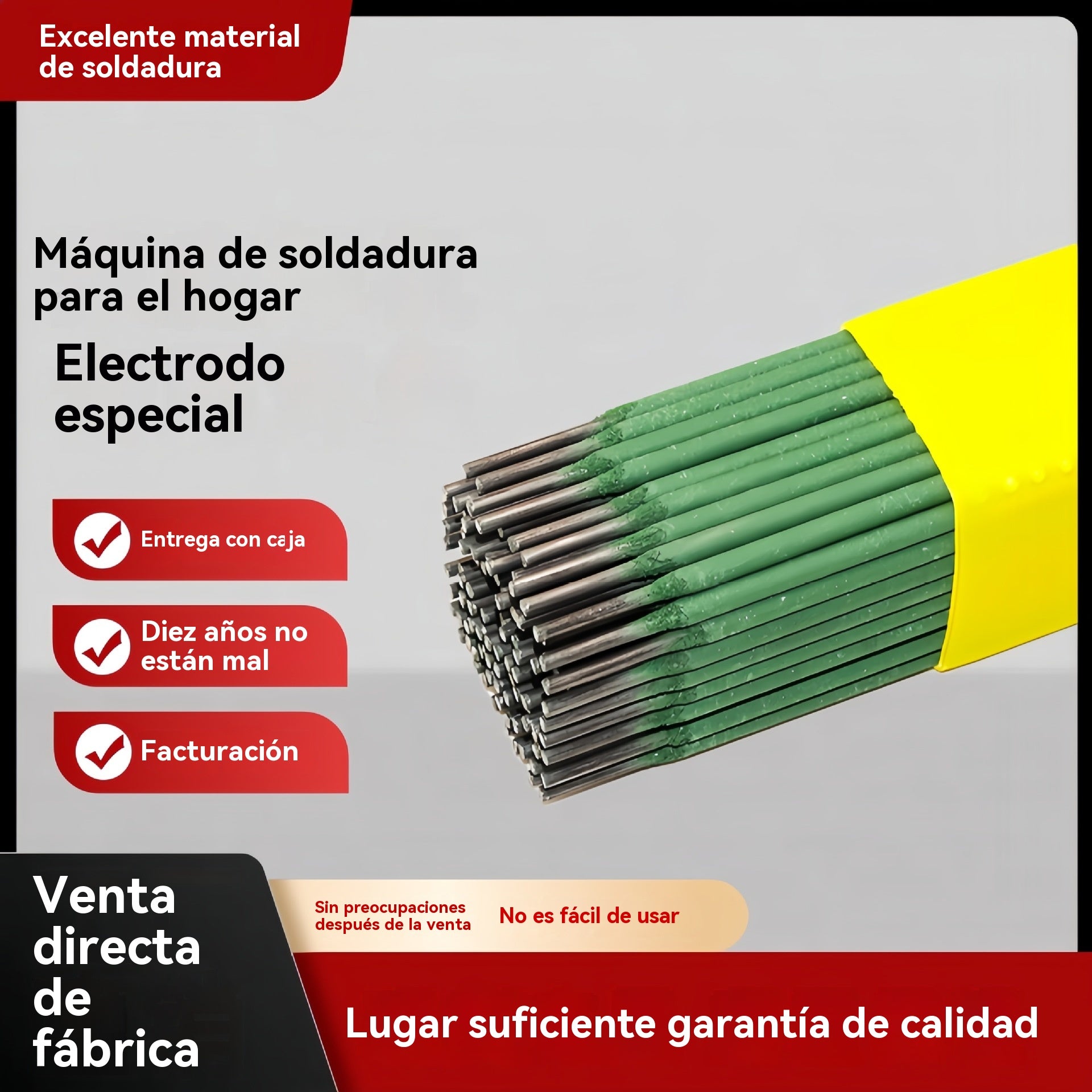 🟢【20 PCS】Electrodo de soldadura verde 2.0 – ¡Perfecto para chapa fina, sin perforaciones!