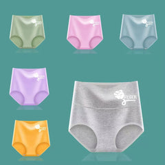 💖Poslední den s 50% slevou 【6dílná sada】Spodní prádlo s vysokým pasem a zvednutím boků, prémiová bavlna✨️ (40-100 kg)
