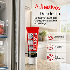 🔥 ¡50% de descuento! Potente gel removedor de moho: se adhiere firmemente a azulejos, lechada y selladores. ¡No necesita frotar, solo aplique, espere y limpie! 🧽✨