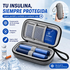 🔥Caja refrigeradora para insulina - Bolsa portátil para almacenar medicamentos