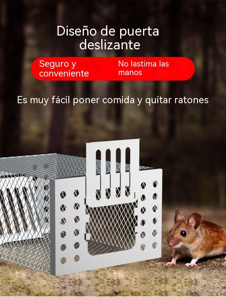 🐀 Trampa Inteligente Reutilizable para Ratones Captura Viva y Liberación Segura ✨