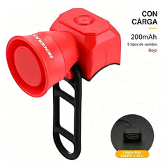 🔔2 unidades a 28 euros⚡ Claxon Eléctrico para Bicicleta 120 dB – Recargable por Tipo‑C, Impermeable IP4, Campana de Seguridad para MTB y Plegable 🚲💨