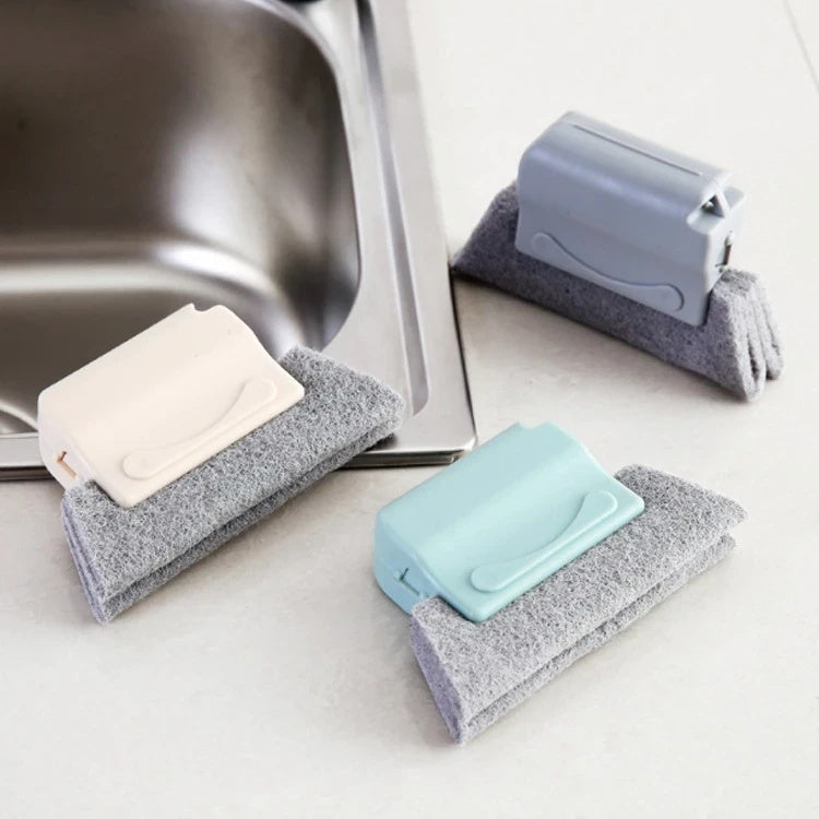 【3 piezas 25€】🧽 Cepillo limpiador de ranuras para ventanas, práctico, eficaz y reutilizable