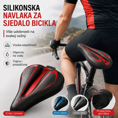 🚲Funda para sillín de bicicleta de montaña, fabricada en cuero de silicona grueso e impermeable, ultrasuave.