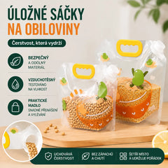 📢📢 Sleva 50 %! 6dílná sada (včetně trychtýře) ⏰ Víceúčelové sáčky na potraviny, odolné proti hmyzu a vlhkosti.