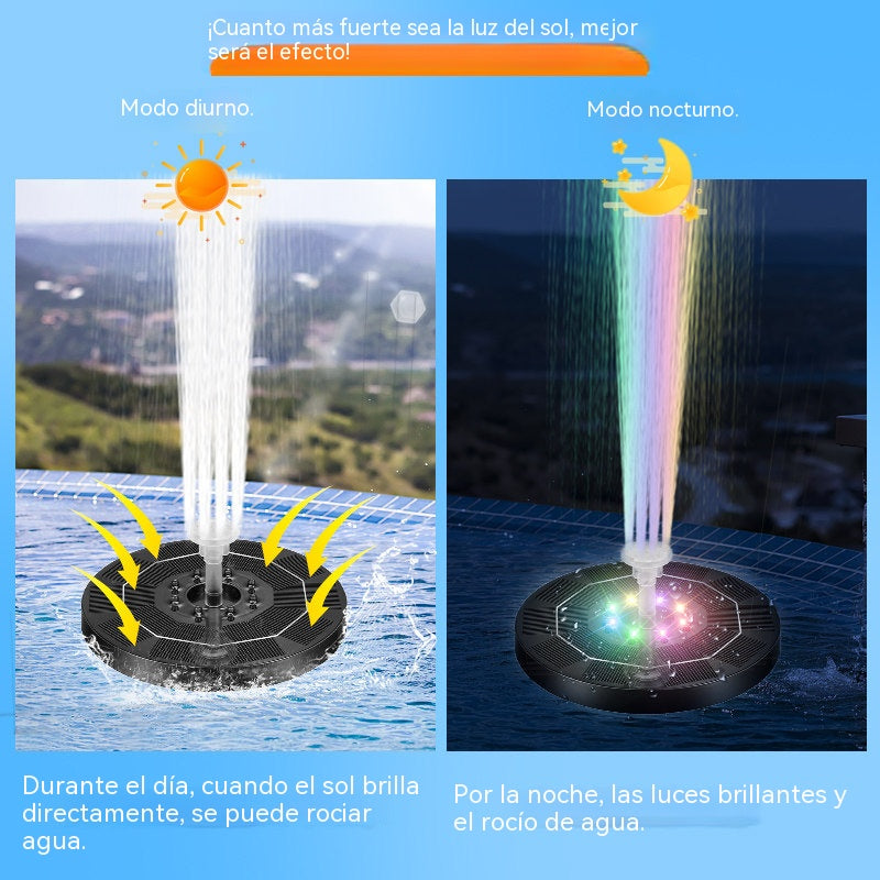 💥Fuente de agua alimentada por energía solar