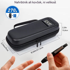 Potovalna hladilna torbica za inzulin s prikazom temperature