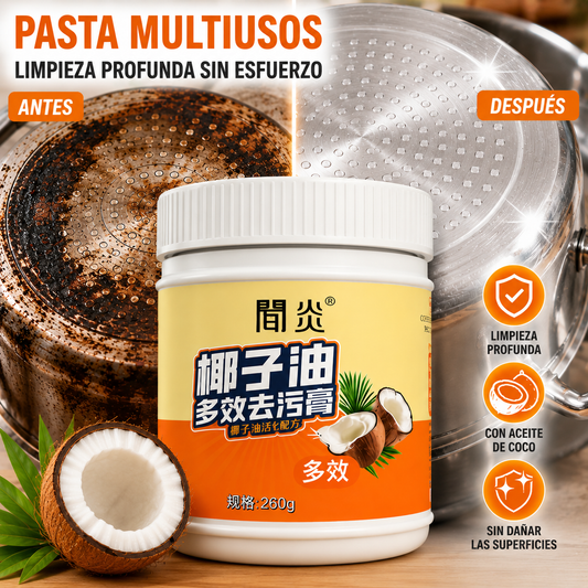 🔥【Compra 1 y llévate 1 gratis】Crema limpiadora doméstica multifuncional para limpiar aceite, óxido y sarro.