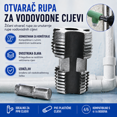 🛠️【Aparat za narezivanje unutarnjeg navoja + alat za narezivanje vanjskog navoja】⚙️🔩 Pribor za narezivanje navoja na cijevi