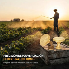 💦【1 boquilla curva + 1 boquilla recta】Pulverizador de riego de latón ajustable, niebla fina con múltiples orificios, adecuado para riego de jardines, hogares y agricultura🌿✨