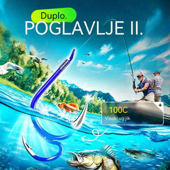 ❤️‍🔥 (20 komada) Ultra oštre klasične dvostruke udice za ribolov