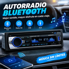 🎵 Radio para coche Bluetooth, sistema de audio para coche Supersonic: disfruta de un sonido inalámbrico de alta fidelidad en cada viaje.