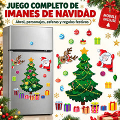 🎄🧲 Imán de PVC Árbol de Navidad para Nevera, Coche y Garaje | Decoración Reutilizable sin Adhesivo ✨