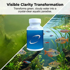 🔥【150 kapslí】🐟🌿 Víceúčelové tablety na čištění vody v akváriích: Sterilizují, odstraňují chlór a čistí vodu; vhodné pro akvária i zahradní jezírka.
