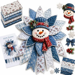 🎇🎄Set za šivanje prošivenih božićnih ukrasa za vrata (7 dizajna)