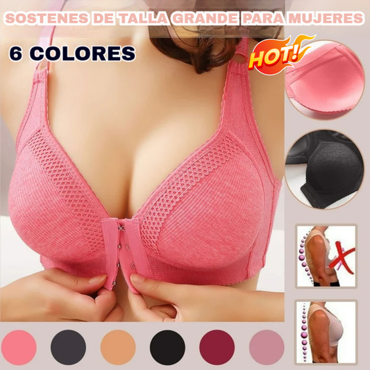 😍【3 piezas】Sujetador push-up sin costuras de alta calidad, moderno y sexy, evita la flacidez.