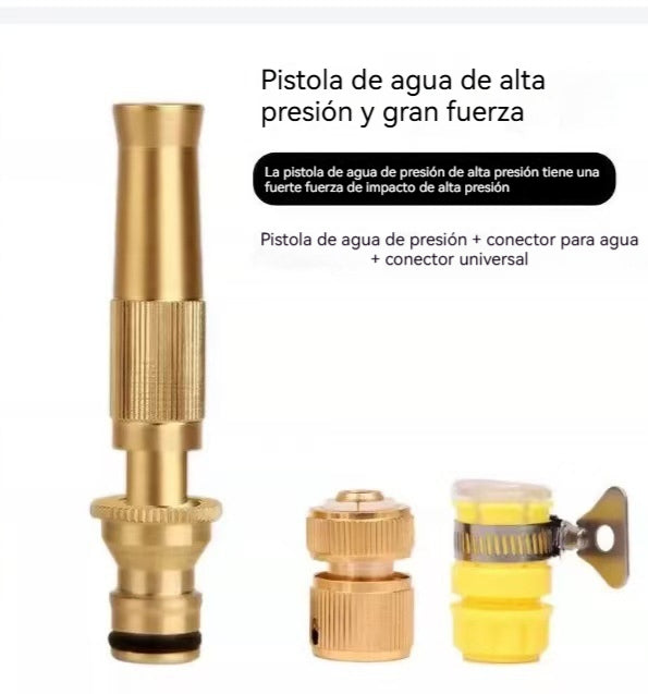 ✨💦Pistola de agua a alta presión de latón