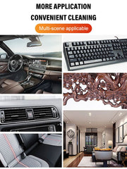 👍【Paquete de 4】Cepillo para limpiar y quitar el polvo del interior del automóvil de alta calidad