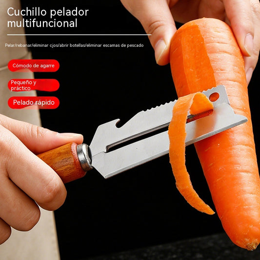 【30%OFF】💥Compra 1 y llévate 1 gratis💥🔪Pelador multifuncional de acero inoxidable🧅