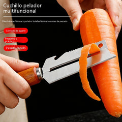 【30%OFF】💥Compra 1 y llévate 1 gratis💥🔪Pelador multifuncional de acero inoxidable🧅