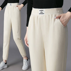 【💥Oferta especial💥】【M-3XL】Pantalones casuales de punto elástico para mujer nuevos