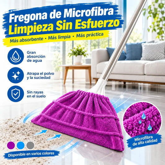 4 unidades✨ ¡Limpia Más en Menos Tiempo! Fundas Reutilizables para Escoba 🧹