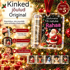 🎄 Jõuluehe raha kinkimiseks ✨ Rahatähti peitev jõuluehe – loominguline ja üllatav pühadekingitus.