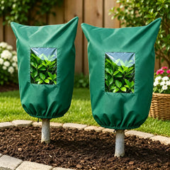 ⏳【Juego de 3 piezas】🌱 Imprescindible para el jardín en invierno | Funda protectora contra heladas: cubierta transpirable y reutilizable para arbustos, macetas y árboles jóvenes.