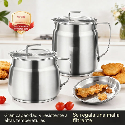 💥🔥 OFERTA 2026 🔥💥 🍳 Jarra Filtradora de Aceite Multiusos de Acero Inoxidable 304