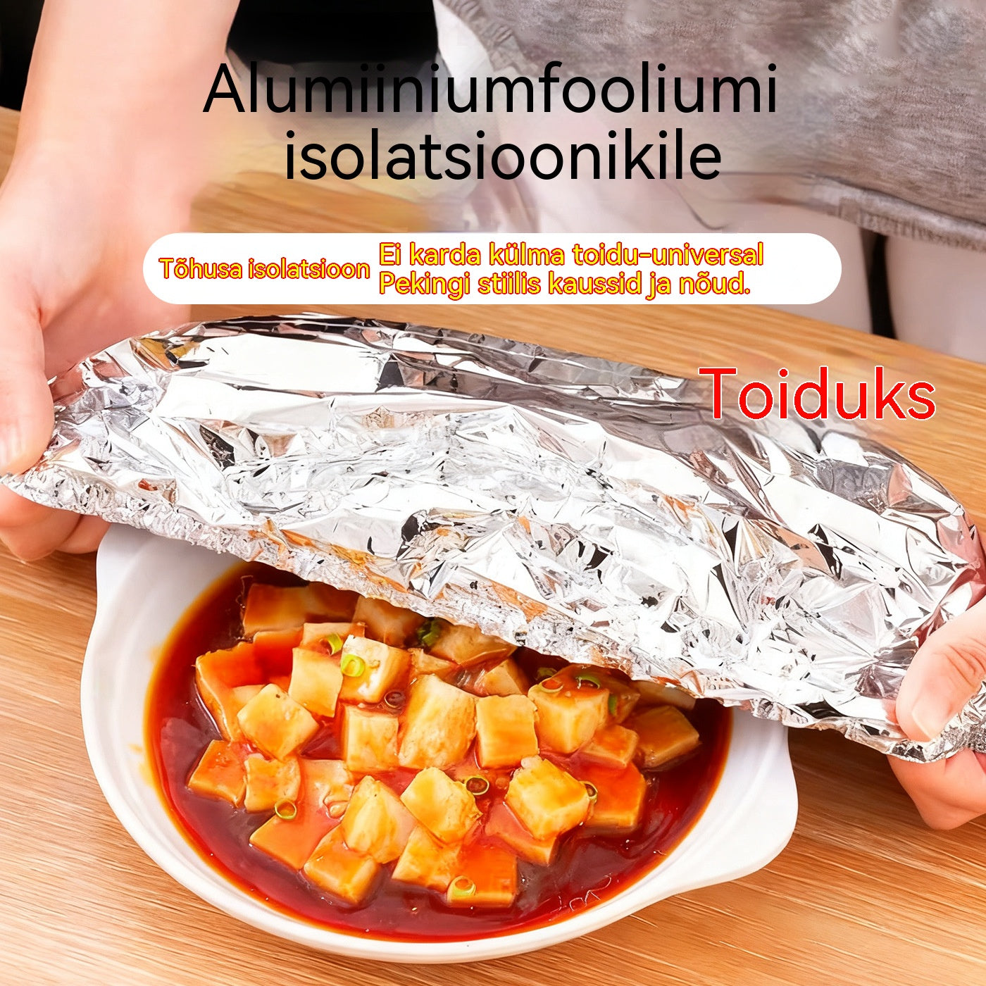 📢📢 50% SOODUSTUST!⏰【100 tükki】 Alumiiniumfooliumist isoleeriv kate