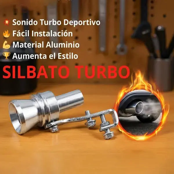 【Compra 1 y recibe 1 gratis (2 piezas 24€)】Silbato de escape con sonido turbo – Metal duradero y llamativo