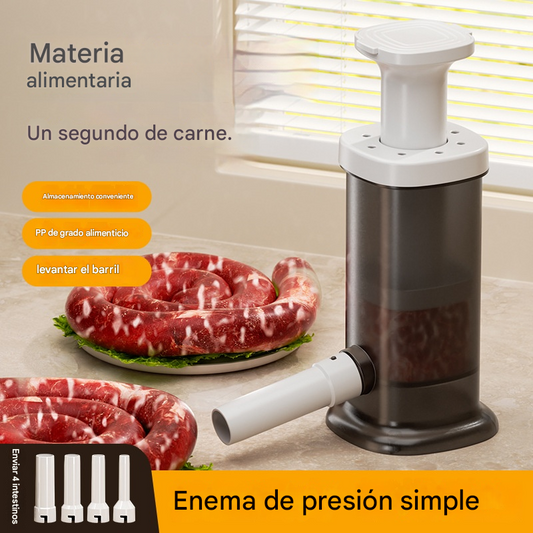 🔥🌭Embutidora de salchichas manual para uso doméstico