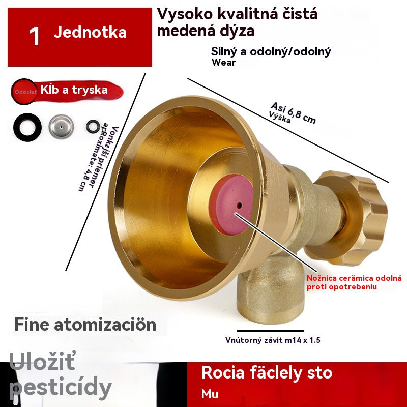🔥2 kusy💦Nastaviteľná mosadzná zavlažovacia tryska pre poľnohospodársky postrekovač 🌾