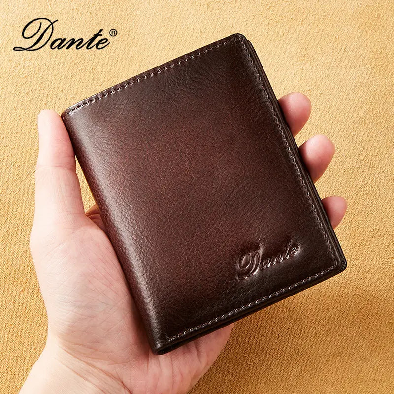 👝✨ Nova moška denarnica iz pravega usnja z zaščito pred krajo
