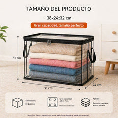 🔥Compre 1 y obtenga 2 gratis（3 piezas）📦Bolsa de almacenamiento de plástico transparente, grande, resistente y gruesa para ropa, mudanzas y almacenamiento
