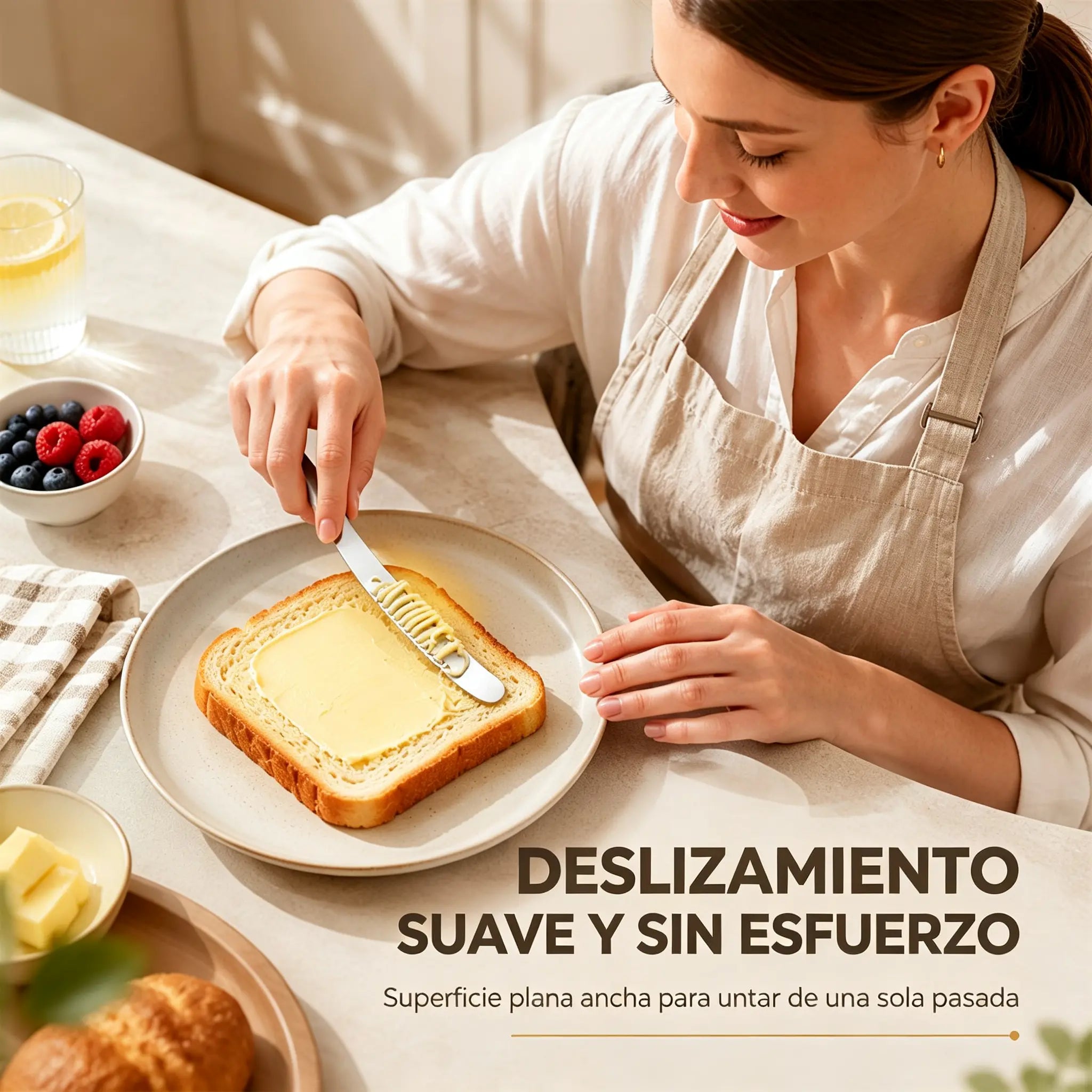 🧀【¡Compra uno, consigue uno gratis!】✨ Cuchillo de Mantequilla 3 en 1 de Acero Inoxidable 304 | Untador y Serrado para Queso, Pan y Tarta | Profesional 🔪