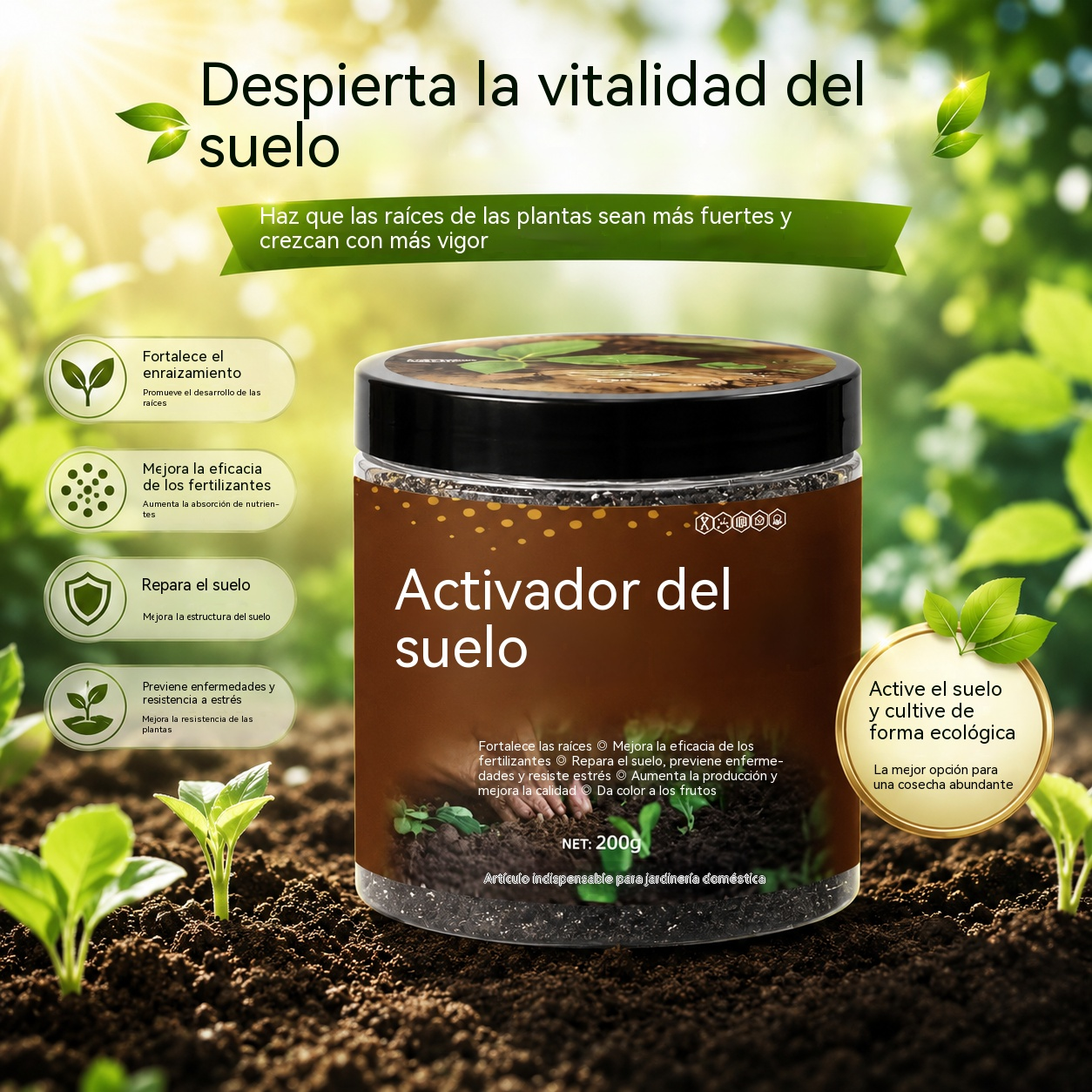 🌱【Compra 1 y llévate 1 gratis】Activador orgánico para el hogar y la jardinería🌱
