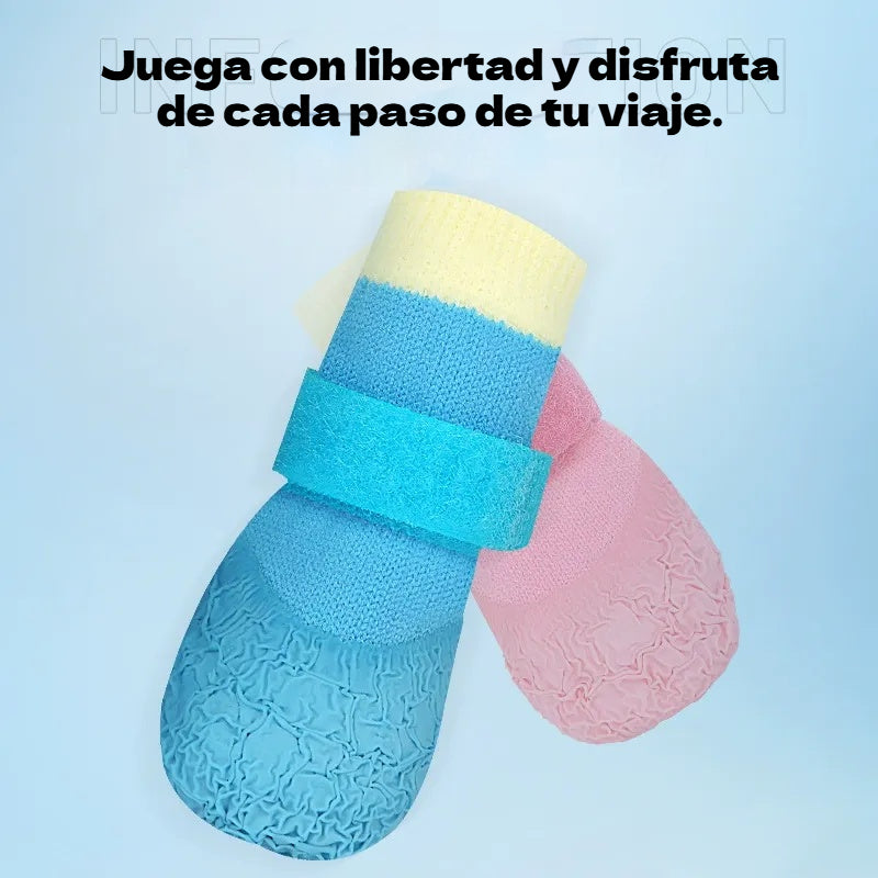✨【S-XL】🐾🐾Almohadillas antideslizantes e impermeables para las patas de las mascotas, aptas para todas las estaciones.